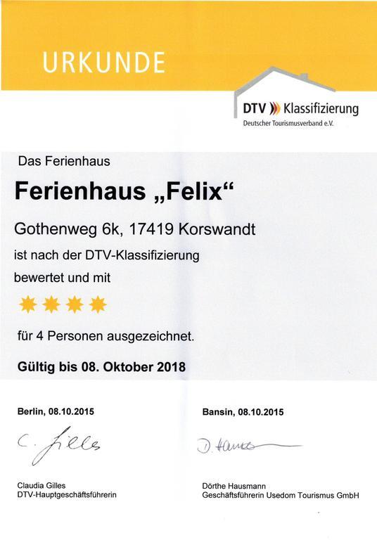 Ferienhaus Felix Korswandt Exterior foto
